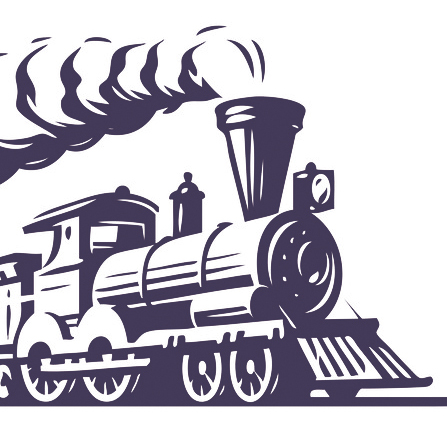 Retro Dampf Lokomotive